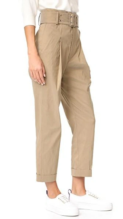 Shop Sea Ripley Windbreaker Slack Pants In Taupe