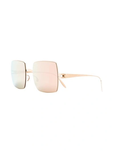 Shop Mykita 'dusty' Sonnenbrille In Metallic