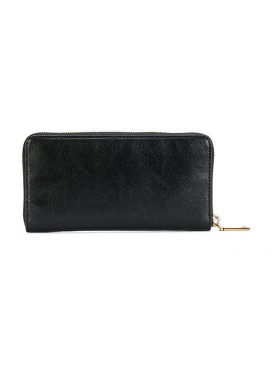 Shop Marc Jacobs Double J Standard Continental Wallet - Black