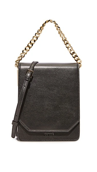 Cafuné Bellows Cross Body Bag In Black