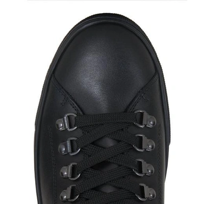 Shop Tod's Sneakers In Leather In Black