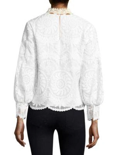 Shop Kobi Halperin Yadira Silk Blouse In White