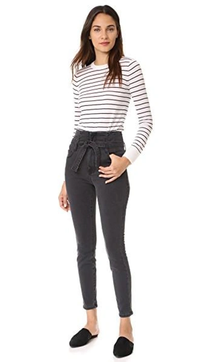 Shop Current Elliott The Corset Stiletto Jeans In Indiana