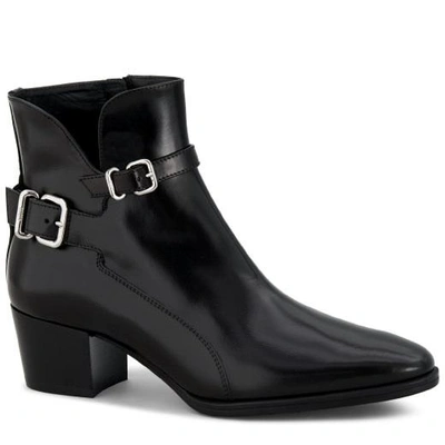 Shop Tod's Ankle Boot In Leather In Black