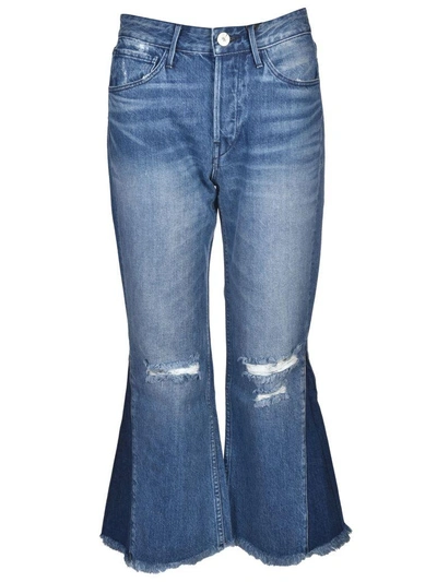 Shop 3x1 Higher Ground Gusset Jeans In Blue