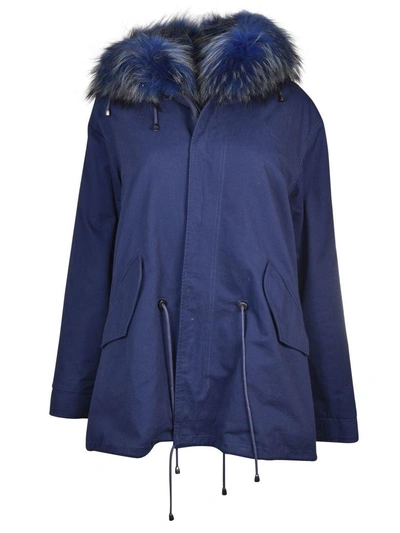 Shop Forte Couture Arnold Parka In Blue