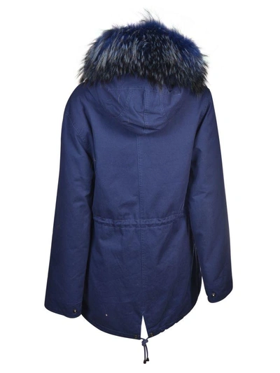 Shop Forte Couture Arnold Parka In Blue