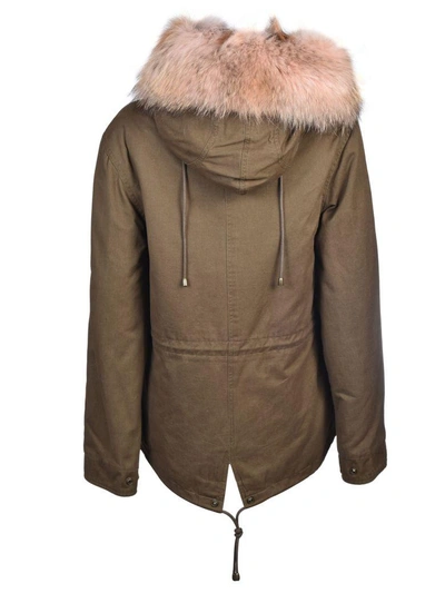 Shop Forte Couture New Gala Military Parka In Brown