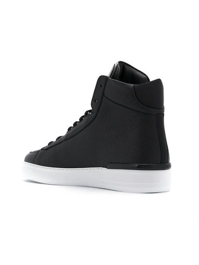 Shop Philipp Plein Phil Hi-top Sneakers - Black