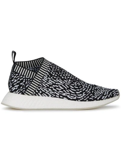 Shop Adidas Originals Nmd_cs2 Primeknit Sneakers In Black
