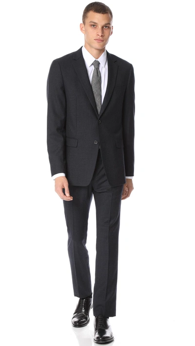 Shop Theory Ganesvoort Suit Jacket In Eclipse Multi