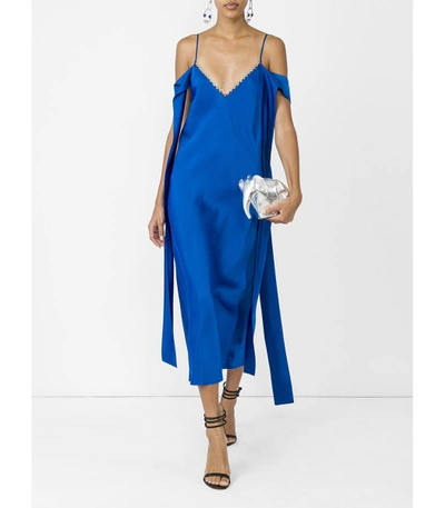 Shop Ellery Blue Affair Slip Dress