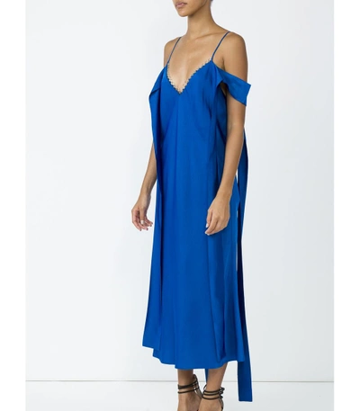 Shop Ellery Blue Affair Slip Dress