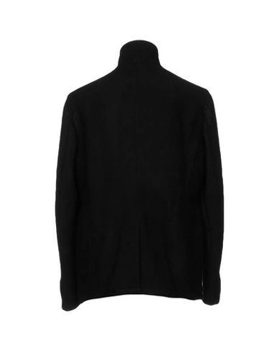 Shop Dkny Coat In Black