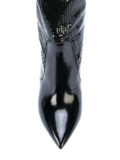 Shop Saint Laurent Niki 85 Boots - Black