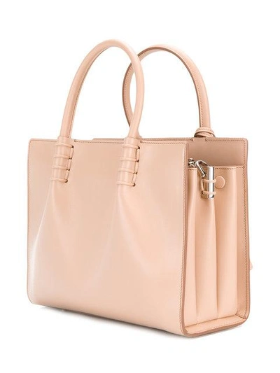 Shop Tod's Lady Moc Mini Tote In Pink & Purple