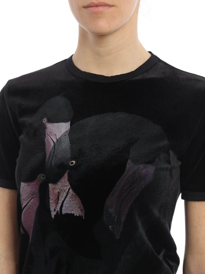 Shop Givenchy Printed T-shirt In Black