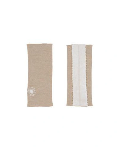 Shop Maison Margiela Gloves In Beige