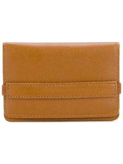 Shop Common Projects Foldover Cardholder - Brown