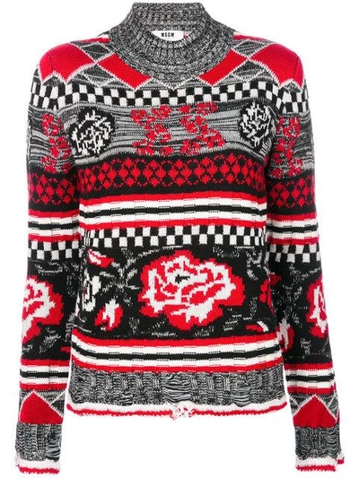 Msgm Patterned Jumper