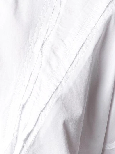 Shop Yohji Yamamoto Stitched Detail Shirt