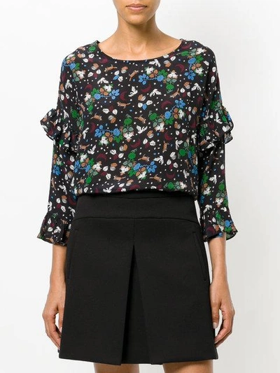 Shop Essentiel Antwerp Floral Shift Blouse