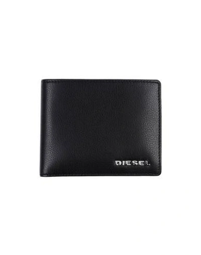 Shop Diesel Wallets In Black