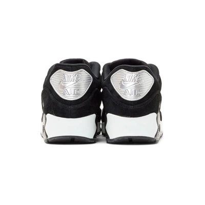 Shop Nike Black & White Air Max '90 Premium Sneakers