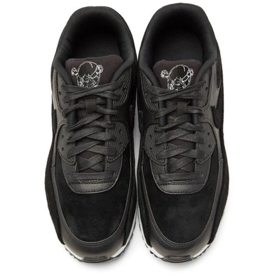Shop Nike Black & White Air Max '90 Premium Sneakers