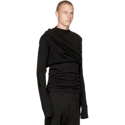 Shop Rick Owens Black Subhuman Sweater