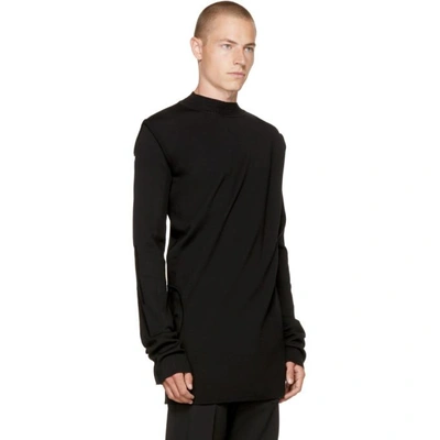 Shop Rick Owens Black Subhuman Sweater