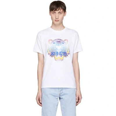 Shop Kenzo White Limited Edition Tiger T-shirt In 01 White
