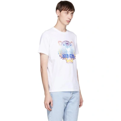 Shop Kenzo White Limited Edition Tiger T-shirt In 01 White