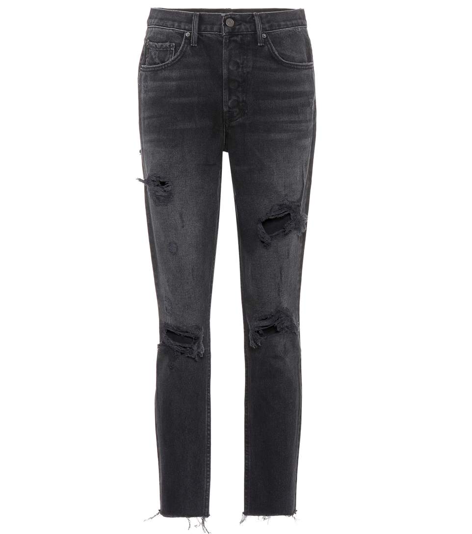 Grlfrnd Karolina High-Waisted Jeans In Black | ModeSens