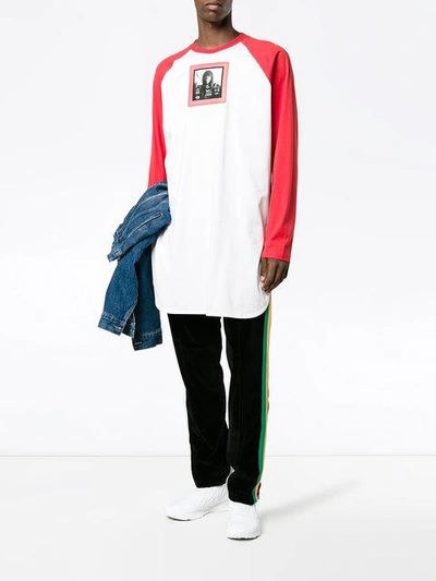 Givenchy Native American Oversized Baseball Top