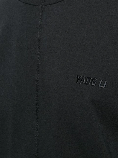 Shop Yang Li Embroidered Logo T-shirt