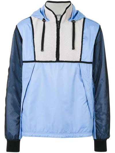 Shop Lanvin Shearling Windbreaker