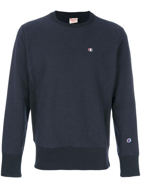 champion hoodie blue navy small logo