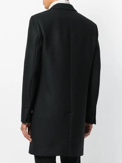 Shop Ami Alexandre Mattiussi Double Breasted Coat In Black