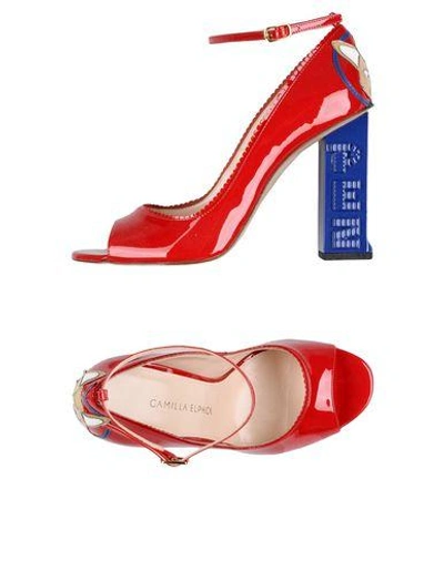 Shop Camilla Elphick Pumps In Red