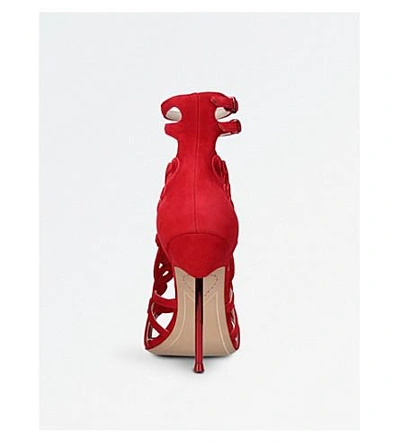 Shop Sophia Webster Albany Pin Heel Sandals In Red