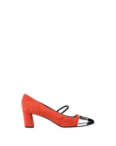 Shop Casadei Pump In Orange