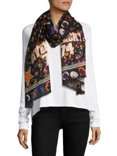 Givenchy Graphic Printed Stole In Brown Multi