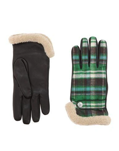 Shop Dsquared2 Gloves In Green