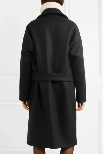 Shop Saint Laurent Double-breasted Wool Coat