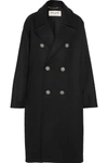 SAINT LAURENT Double-breasted wool coat