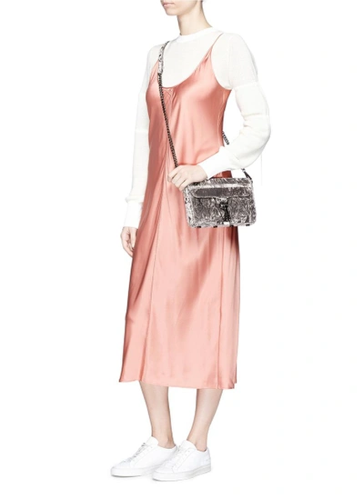 Shop Rebecca Minkoff 'm.a.c.' Mini Crushed Velvet Crossbody Bag