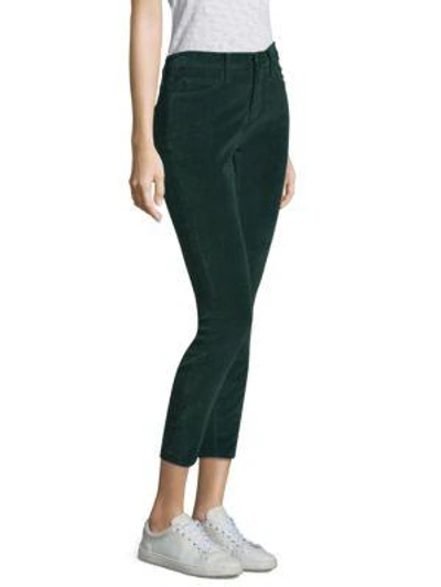 Shop Current Elliott Mid-rise Velvet Jeans In Ponderosa Pine