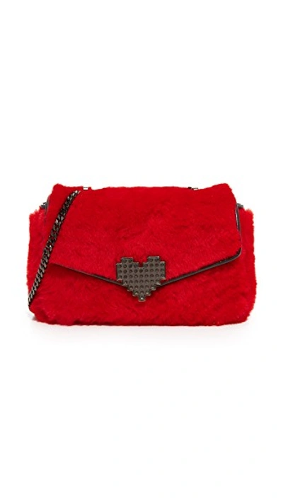 Shop Les Petits Joueurs Ivy Lolita Merinos Bag In Red