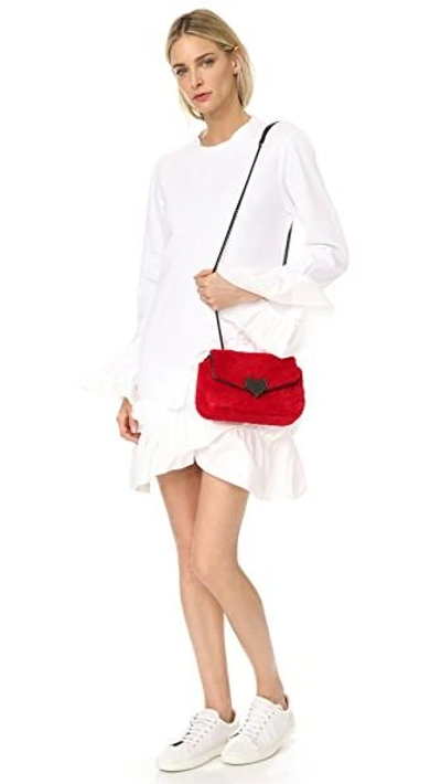 Shop Les Petits Joueurs Ivy Lolita Merinos Bag In Red